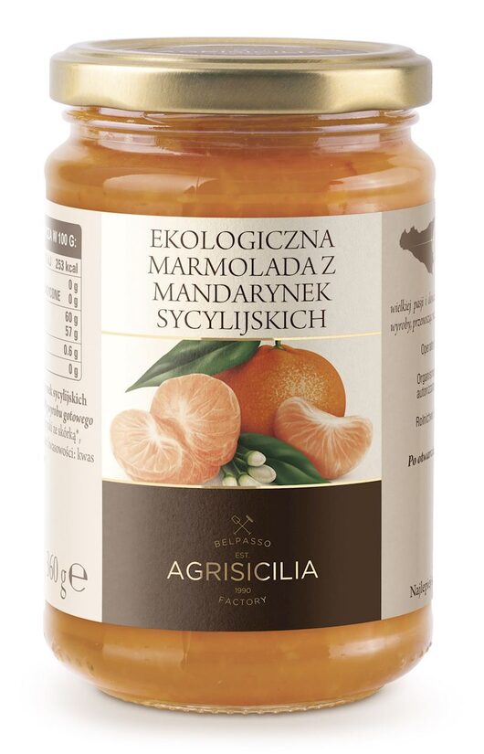 Bio mandarīnu marmelāde, 360g