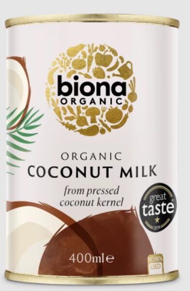 Bio kokosriekstu piens "Biona",  400ml